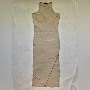 Standards High Ribbed Midi Dress